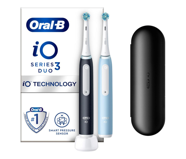 Oral-B Szczoteczka magnetyczna ORAL-B iO Series 3 Duo Black/Ice Blu - 1163006 - zdjęcie 3